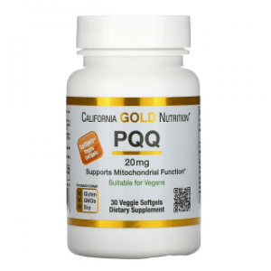 California Gold Nutrition, PQQ 素食胶囊，20 毫克，30 粒装