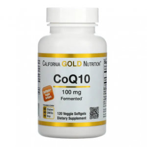 California Gold Nutrition, 辅酶 Q10 素食软胶囊，100 毫克，120 粒装