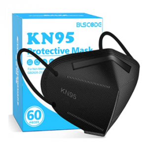 BLScode KN95 5层透气口罩 60片装 @ Amazon