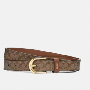 Extra 15% Off Coach Classic Belt In Signature Canvas @ Coach Outlet