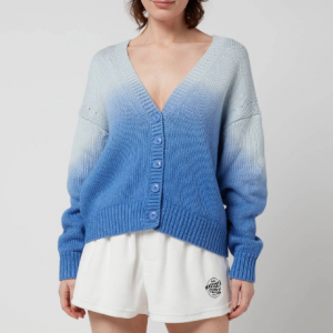 Être Cécile Women's Andy C Singer Ombre V领渐变开衫