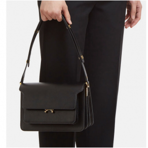 Marni Medium Trunk 纯色单肩包