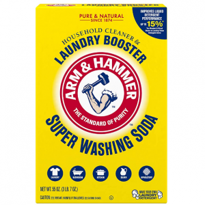 Arm & Hammer Super Washing Soda Detergent Booster & Household Cleaner, 55oz. @ Amazon