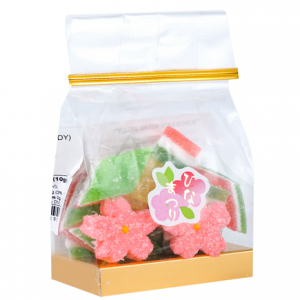 日本HANANOYA花夏 女孩节特别款花朵糖果礼袋 70g