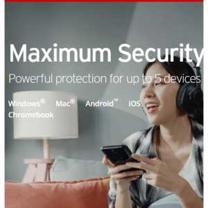 44% off Maximum Security - Protection for up to 5 devices @Trend Micro Home & Home Office