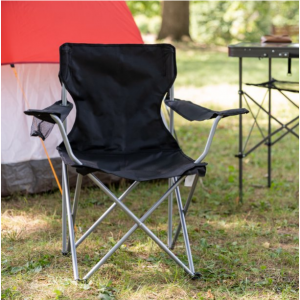 Ozark Trail 戶外露營折疊椅 帶杯架 黑色 @ Walmart