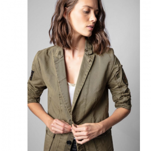 Zadig & Voltaire Virginia Grunge Military 西装外套