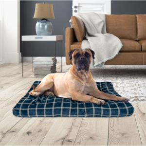 Vibrant Life 38 X 48 XLG Plush Mat, Blue Plaid @ Walmart