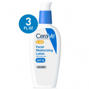 CeraVe AM Face Moisturizer Lotion with Sunscreen SPF 30, 3 fl oz@ Walmart