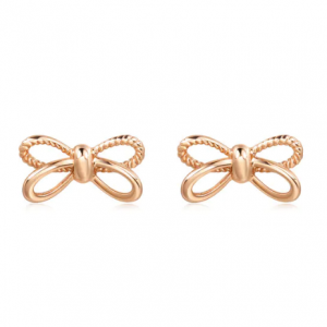 Chow Sang Sang Minty Collection 18K 玫瑰金耳环