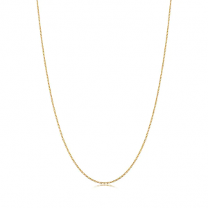 Chow Sang Sang 18K Yellow Gold Diamond 链式项链