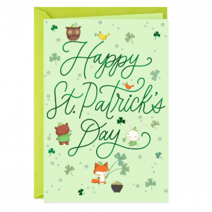 Bit o' Irish Luck and Cheer St. Patrick's 贺卡