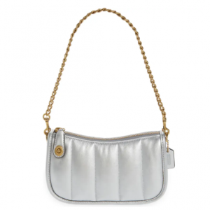 60% Off Coach Quilted Metallic Leather Shoulder Bag @ Nordstrom