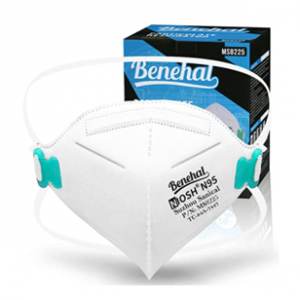 BENEHAL NIOSH Approved N95 Mask Particulate Respirators, Pack of 20 @ Amazon