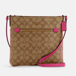 Coach Rowan File Bag In Signature Canvas Sale @ COACH Outlet