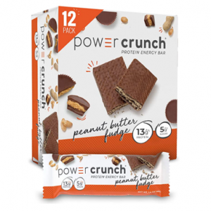 Power Crunch Whey Protein Bars, Peanut Butter Fudge, 1.4 Ounce (12 Count) @ Amazon