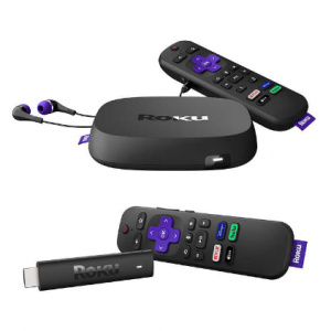 Roku Ultra + Stick Streaming Bundle, 2 Remotes Included $69.99