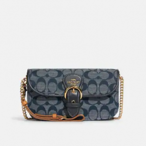 50% Off Coach Kleo Crossbody In Signature Chambray @ Coach Outlet