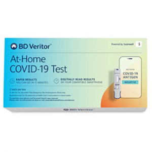 BD Veritor At-Home COVID-19 Digital Test Kit, Includes 2 Tests @ Amazon