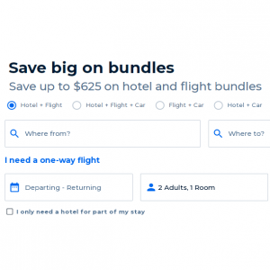 Save up to $625 on hotel and flight bundles @ Priceline
