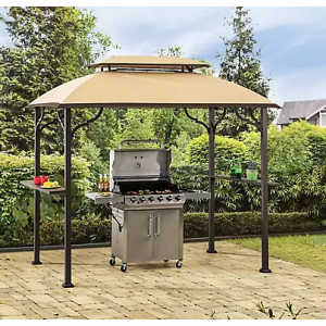 Sunjoy 8' x 5' Greenvail 烧烤凉亭