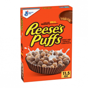 Reese's Puffs 巧克力花生酱口味早餐麦片 11.5oz @ Amazon