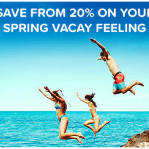 Save from 20% on your best Spring Vacay feeling ever @Hotels.com