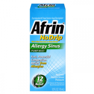 Afrin 快速強效緩解過敏鼻子噴霧 15ml @ Amazon