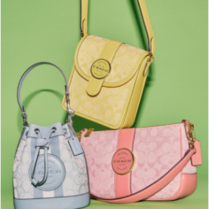Early Access: Up to 50% Off Coach Signature Jacquard Collection @ Coach Outlet