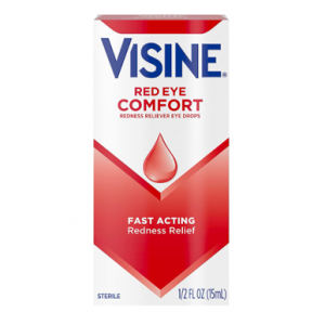  Visine Red Eye Comfort Redness Relief Eye Drops 0.5 fl. oz @ Amazon