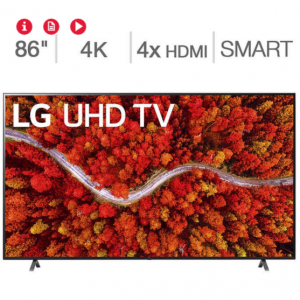 LG 86" Class - UP8770 Series - 4K UHD LED LCD TV for $1499.99 + Bonus $50 Costco Card @Costco