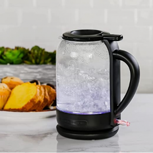 Ovente Electric Glass Kettle 1.5 Liter 1500W Power Portable @ Amazon