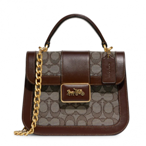 50% Off COACH Alie Signature Jacquard Top Handle Bag @ Saks Fifth Avenue