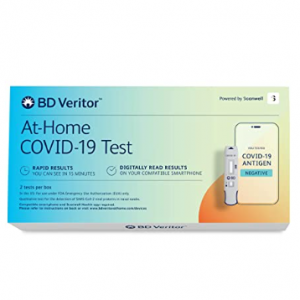 BD Veritor at-Home COVID-19 Digital Test Kit, Includes 30 Test Kits/60 Tests @ Amazon