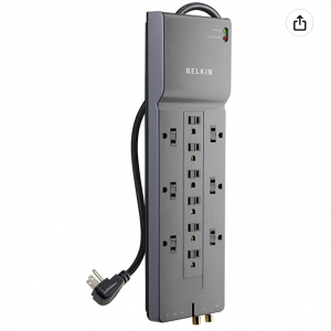 Amazon.com - Belkin 12孔 3940焦耳 浪湧保護插座，立減$4 
