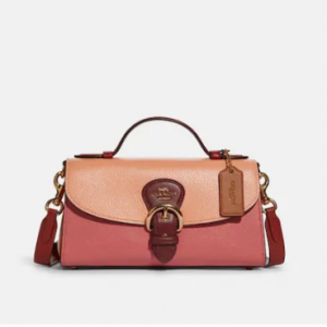 70% Off Coach Kleo Top Handle In Colorblock @ Coach Outlet