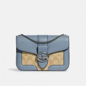 70% Off Coach Georgie Crossbody In Signature Canvas @ Coach Outlet