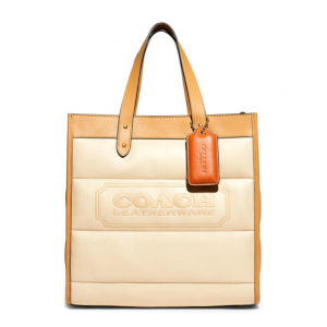 57% Off Coach Field Colorblock Quilted Leather Tote @ Saks Fifth Avenue