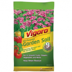 Vigoro 1 cu. ft. All Purpose Garden Soil for In-Ground Use for Fruits, Flowers, Vegetables & Herbs