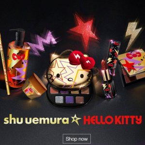 Shu Uemura植村秀官网HELLO KITTY联名限定系列热卖 55化妆刷也参加
