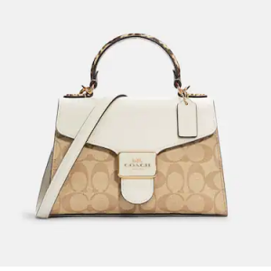 COACH Pepper Satchel In Signature Canvas Sale @ COACH Outlet 