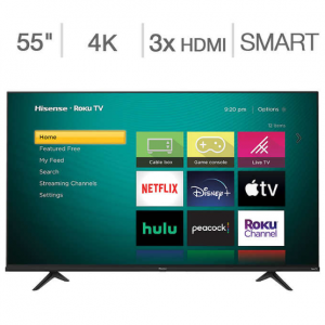 Costco - Hisense 55" R7G5 4K HDR Roku TV 智能電視，現價$359 