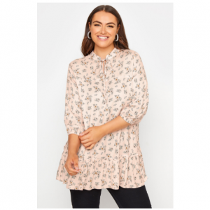 Yours Clothing Curve Light 印花上衣