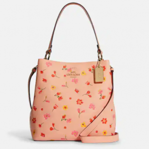 50% Off Coach Town Bucket Bag With Mystical Floral Print @ Coach Outlet