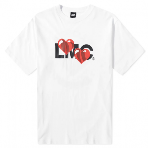 LMC 愛心純棉T恤，黑白兩色可選