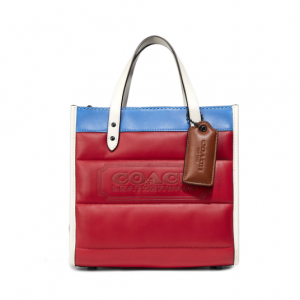 50% Off COACH Badge Field 22 Quilted Colorblock Tote @ Saks Fifth Avenue