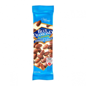 Blue Diamond Almonds, Roasted Salted, 1.5 Ounce (Pack of 12) @ Amazon