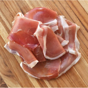 切片Jambon de Bayonne，法国熏火腿