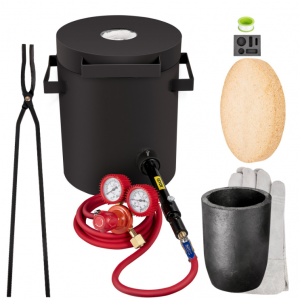 VEVOR 丙烷熔化炉金属锻造带 10 公斤石墨坩埚铸造工具