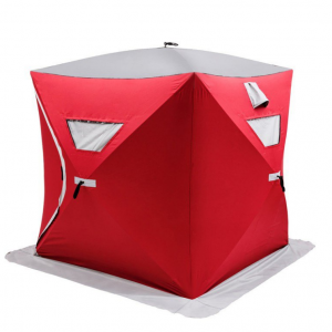 VEVOR 弹出式 3 人冰棚钓鱼帐篷棚屋带内窗袋